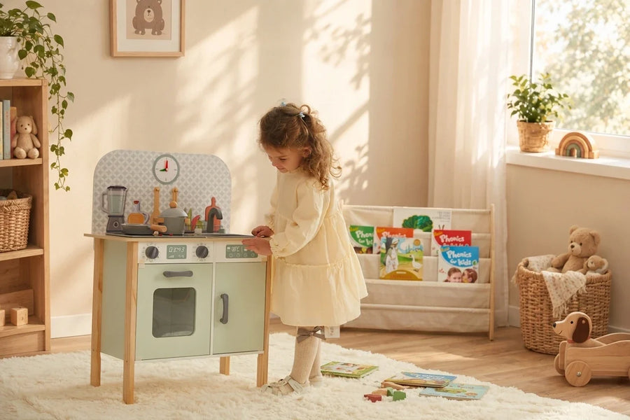 25 Play Kitchen Activities That Keep Kids Playing Longer