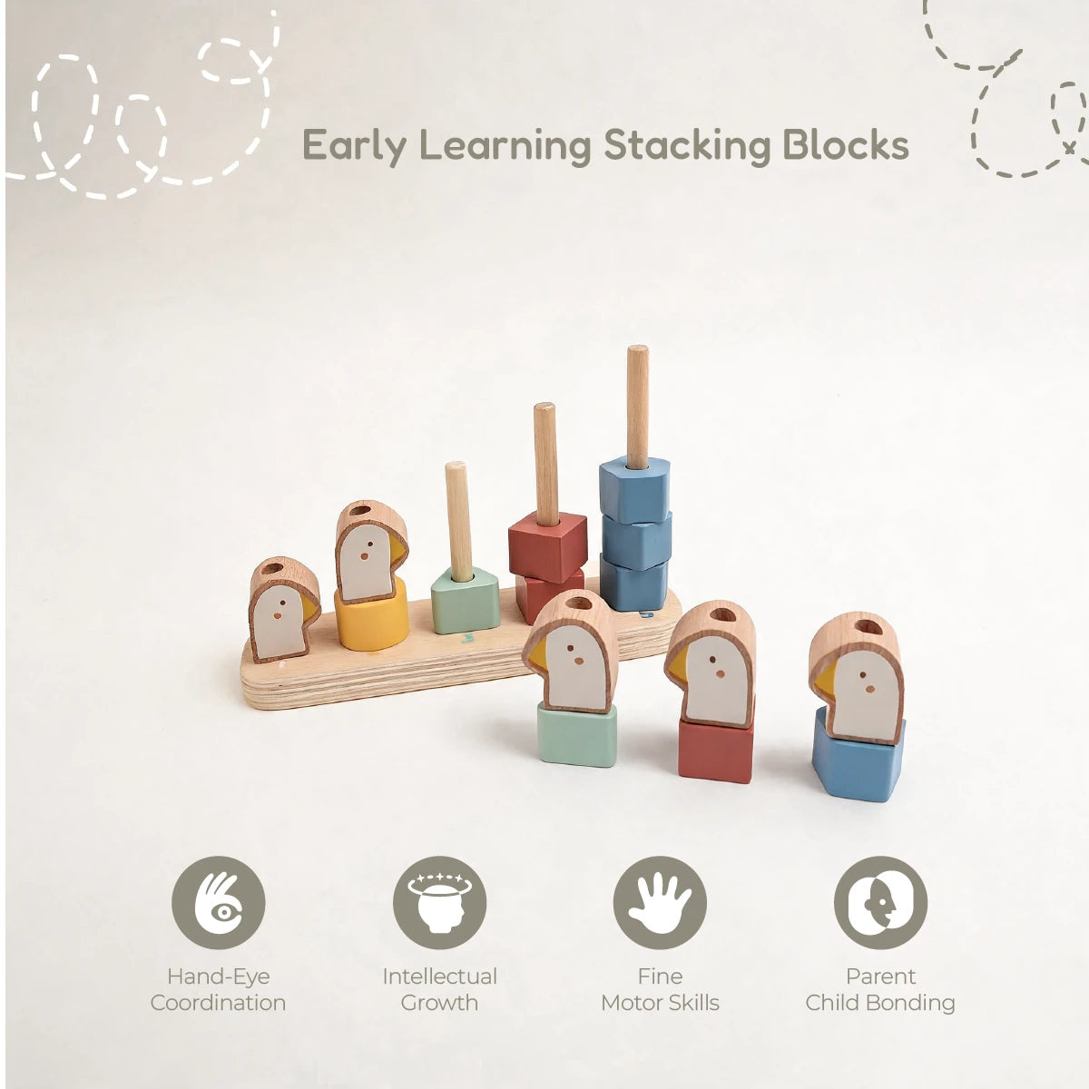The Explorer Growing Play Box - Montessori Wooden Toy Set for Toddlers 19-21M+