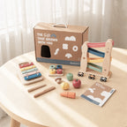The Player Growing Play Box - Montessori Wooden Toy Set for Toddlers 16-18M+