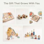 The Explorer Growing Play Box - Montessori Wooden Toy Set for Toddlers 19-21M+