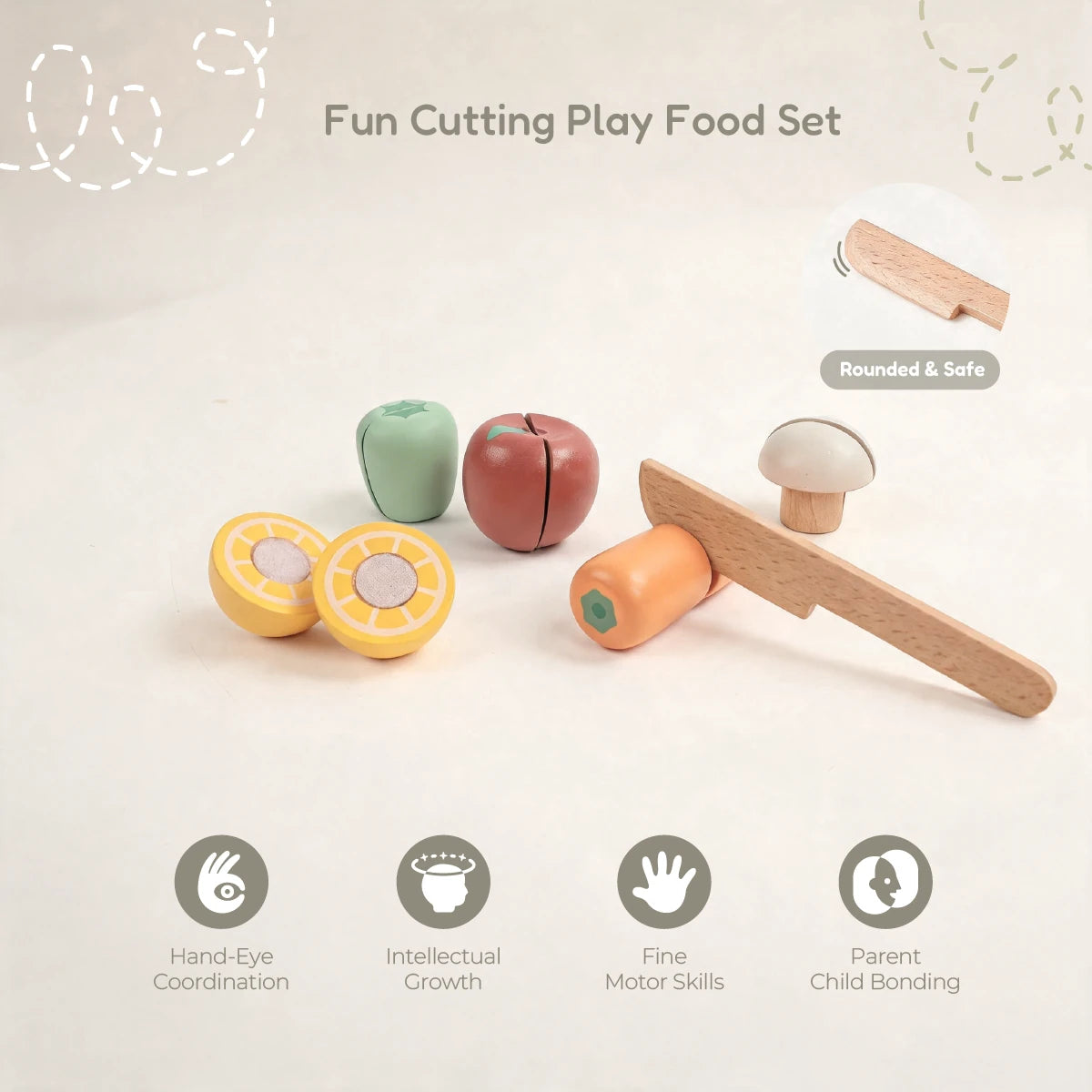The Player Growing Play Box - Montessori Wooden Toy Set for Toddlers 16-18M+