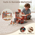 Guanyi Toys Fire Station Playset - Role Play Toy for Kids - Firefighter Set with Accessories - product view