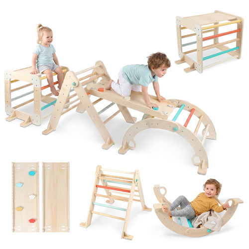 4-in-1 Climbing Station - all components, main view