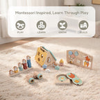 The Explorer Growing Play Box - Montessori Wooden Toy Set for Toddlers 19-21M+