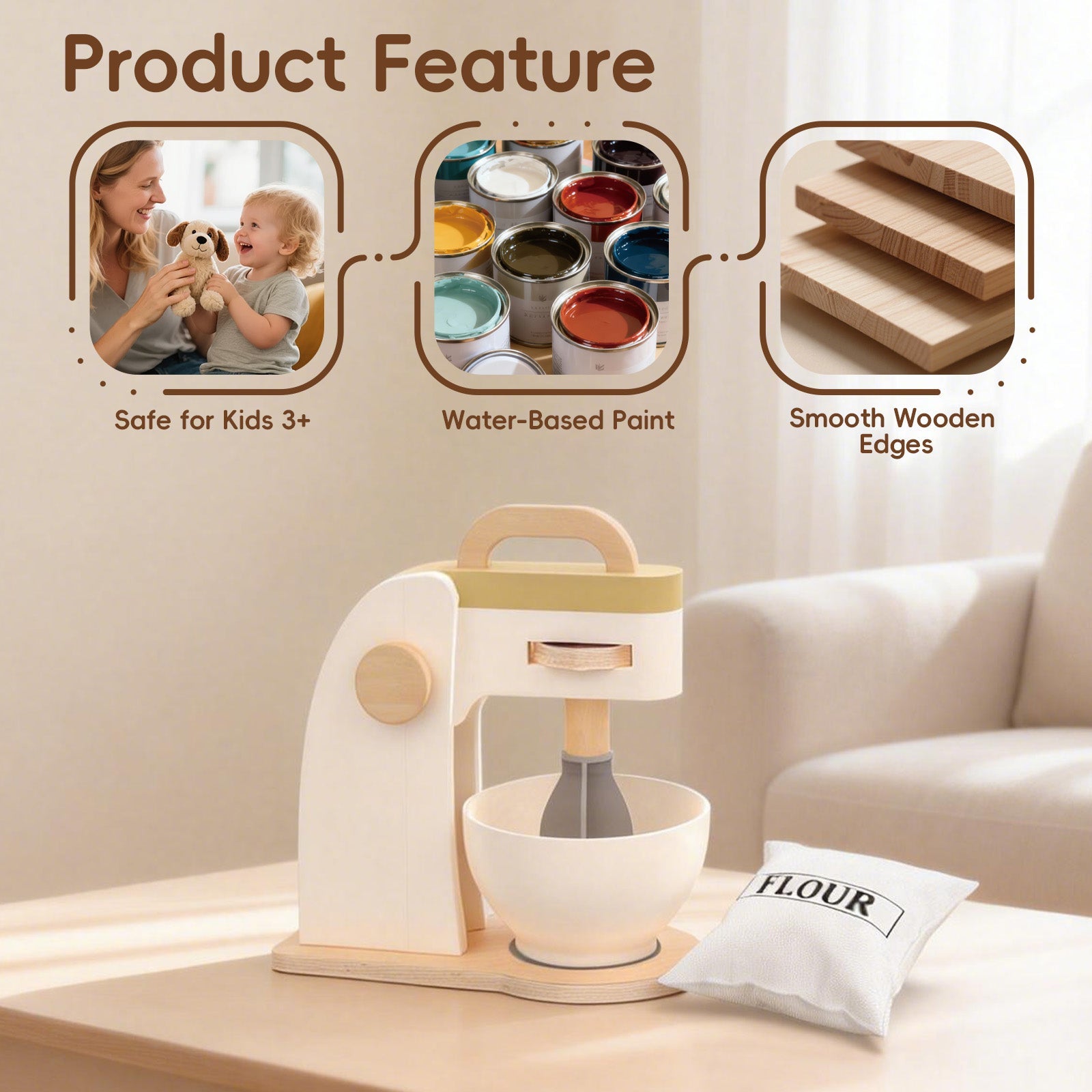 Guanyi Toys Mixer Toy - Kitchen Role Play Toy for Pretend Cooking - product view