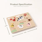 Farm Touch & Sound Wooden Puzzle - size specification