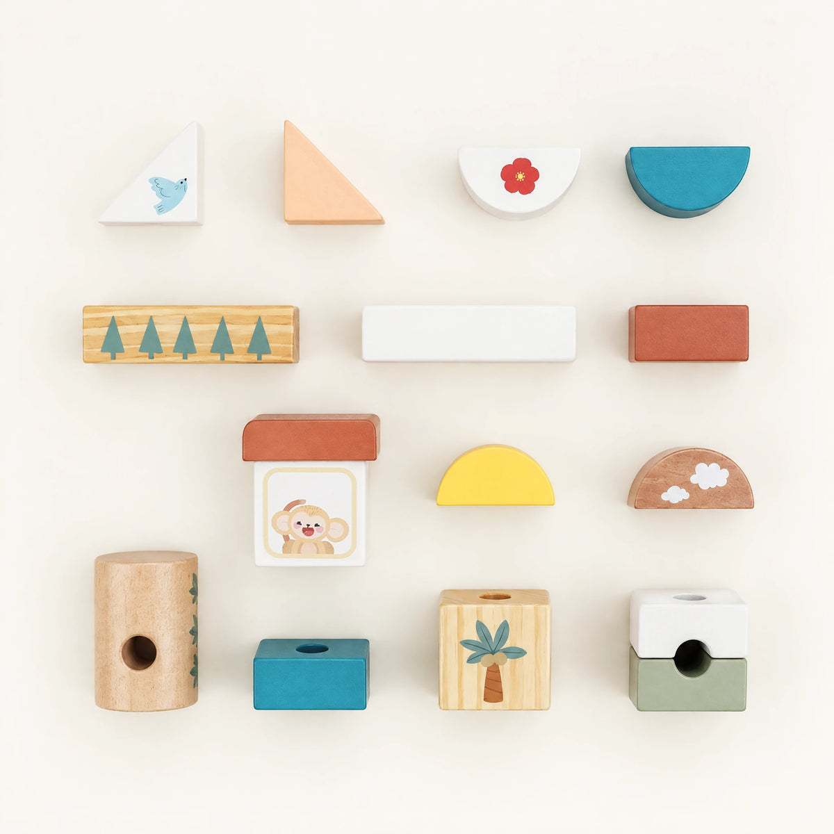 Play Train Blocks - gty25375 b montessori block flat lay