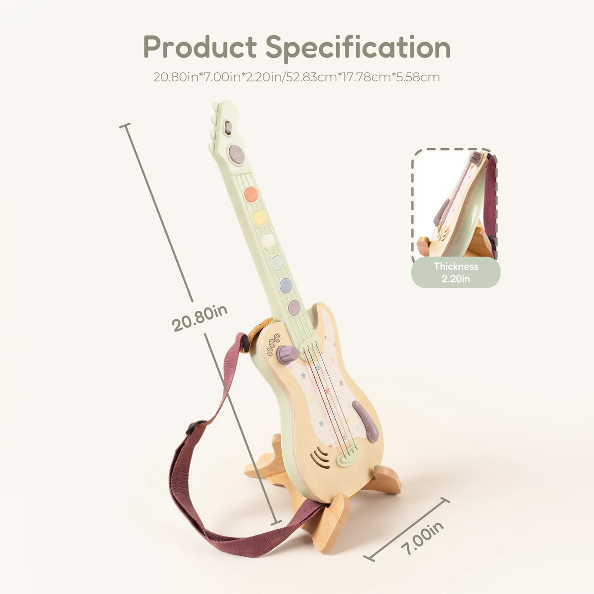 Rock Electronic Guitar - Musical Toys for Kids 3Y+