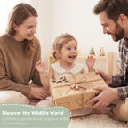 Safari Animal Touch Sound Puzzle - wildlife gift giving scene