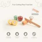 The Player Growing Play Box - montessori months fun cutting food set features
