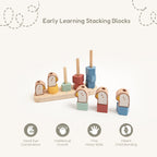 The Explorer Growing Play Box - montessori months early learning stacking blocks features