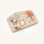 The Explorer Growing Play Box - montessori months sensory board closeup