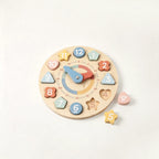 The Builder Growing Play Box - montessori months clock puzzle closeup
