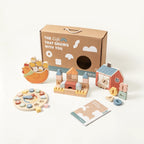 The Builder Growing Play Box - montessori months gift set full collection white background