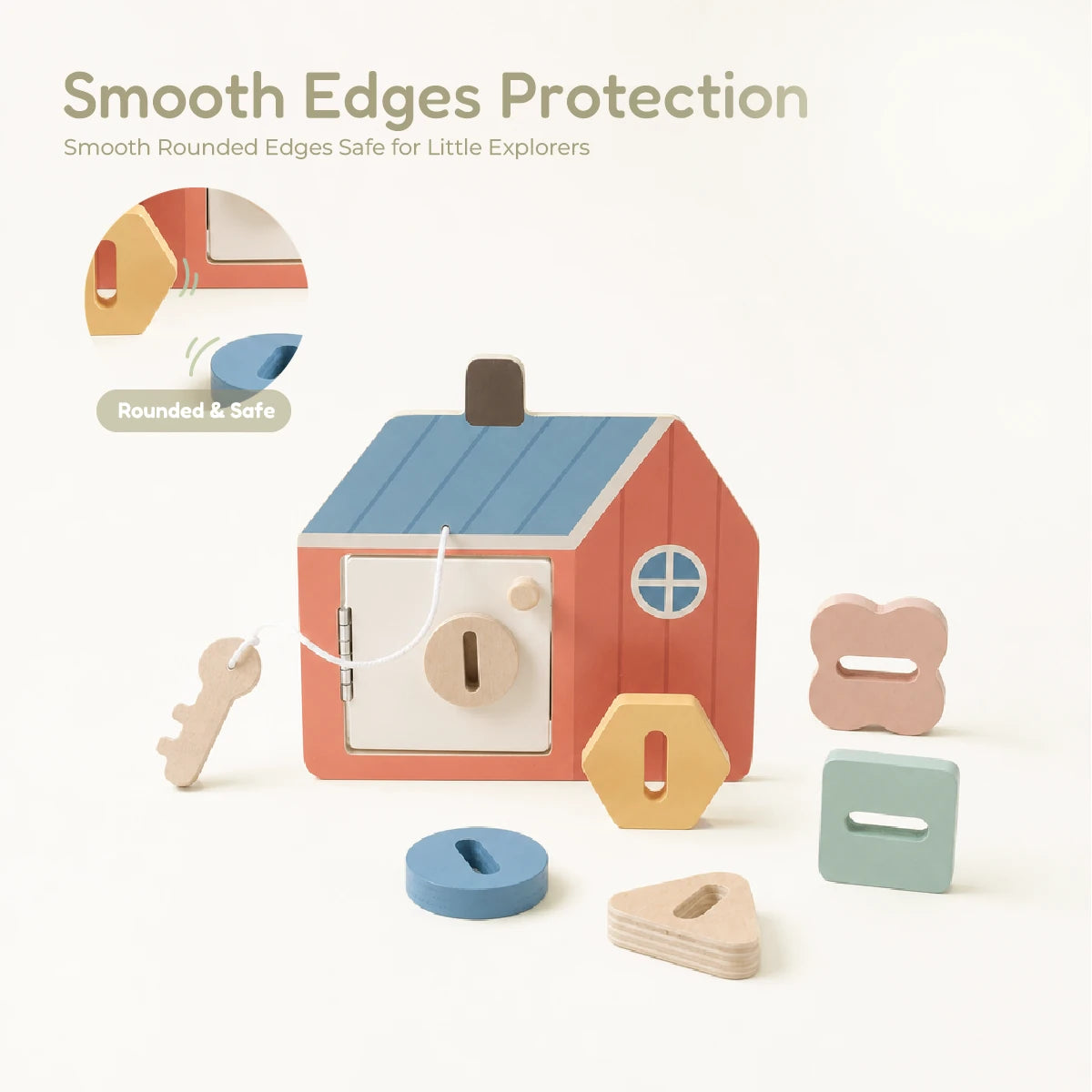 The Builder Growing Play Box - montessori months smooth edges protection