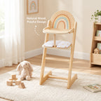 Freniland wooden doll high chair nursery lifestyle