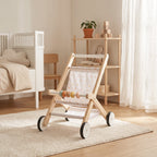 Freniland wooden doll stroller bedroom lifestyle