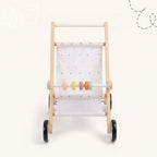 Freniland wooden doll stroller front view white background