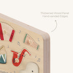 Freniland Wooden Sound Puzzle 2-Pack - thickened plywood panel with hand-sanded edges