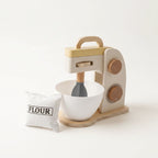 Freniland wooden toy stand mixer with flour bag