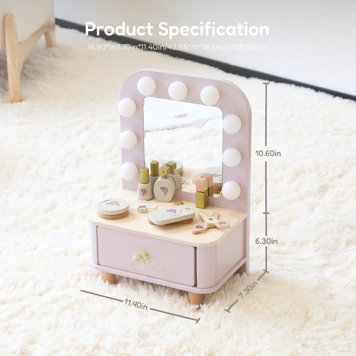 Dressing Table - wooden vanity dimensions