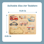 Guanyi Toys Vehicles Sound Puzzle - Educational Sound Puzzle Toys for Kids 18M+ - product view