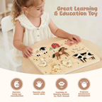 Guanyi Toys Let's Learn Farm educational wooden toy