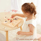 Guanyi Toys Let's Learn Farm educational wooden toy