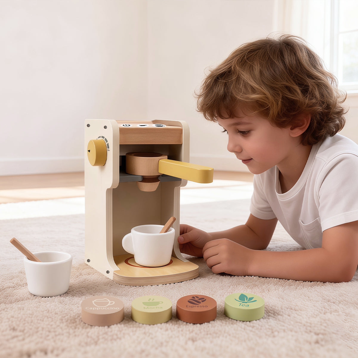 Guanyi Toys Classic Coffee Maker Toy - Kitchen Role Play Set for Kids - additional view