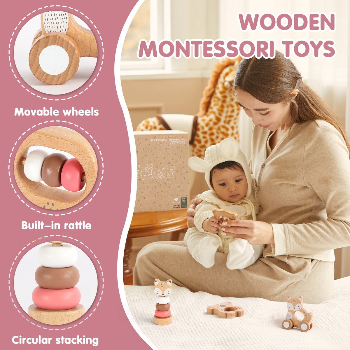 Guanyi Toys newborn baby gift set