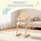 Guanyi Toys Baby Doll High Chair - Role Play Furniture for Kids - product view