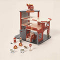 Guanyi Toys Fire Station Playset - Role Play Toy for Kids - Firefighter Set with Accessories - angle view 3