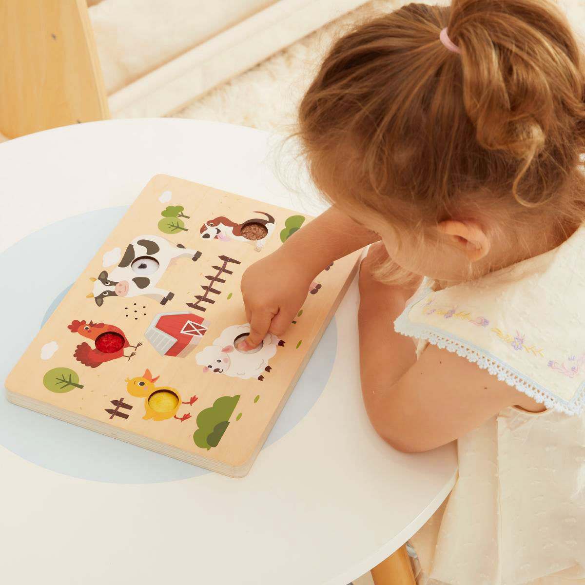 Guanyi Toys Let's Learn Farm educational wooden toy