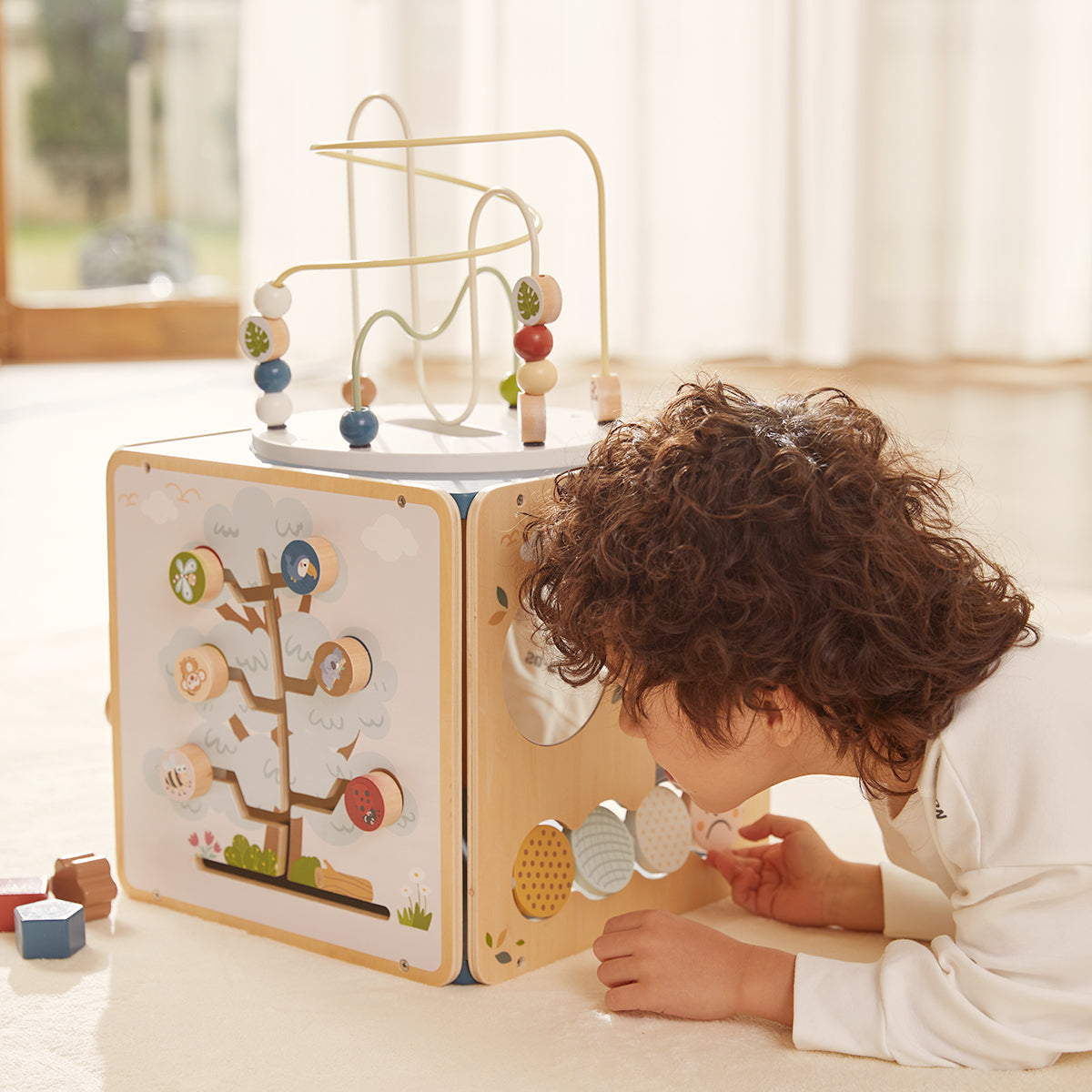 Guanyi Toys Learning Activity Cube - Large Educational Toy for Toddlers 18M+ - additional view