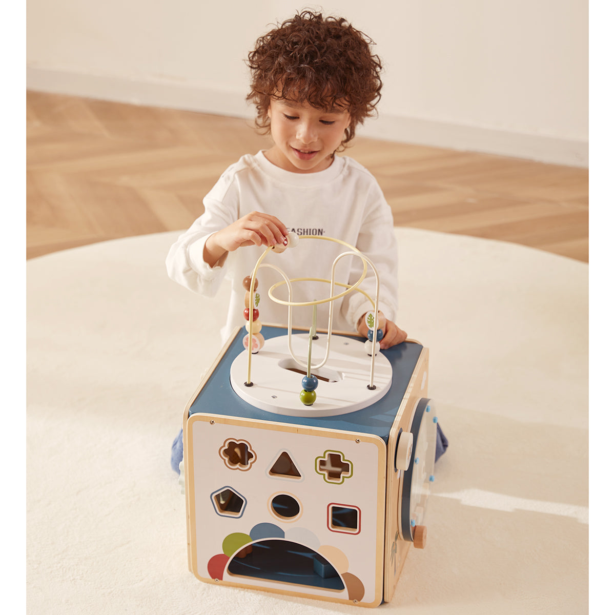 Guanyi Toys Learning Activity Cube - Large Educational Toy for Toddlers 18M+ - product view