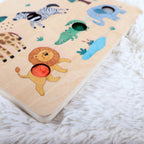 Guanyi Toys Safari Animal Touch Sound Puzzle - Interactive Sound Puzzle Toys 18M+ - detail close-up