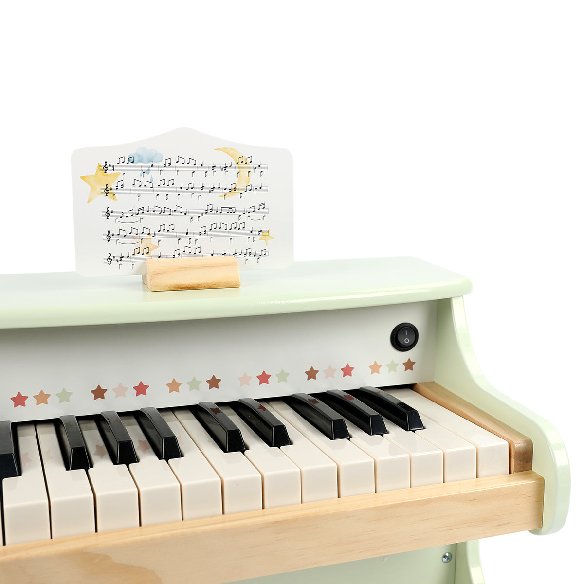 Guanyi Toys Wooden Piano Set of 3 - Musical Learning Toy for Children - Educational Music Instruments - angle view 5