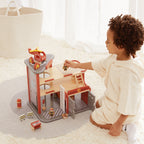 Guanyi Toys Fire Station Playset - Role Play Toy for Kids - Firefighter Set with Accessories - additional view