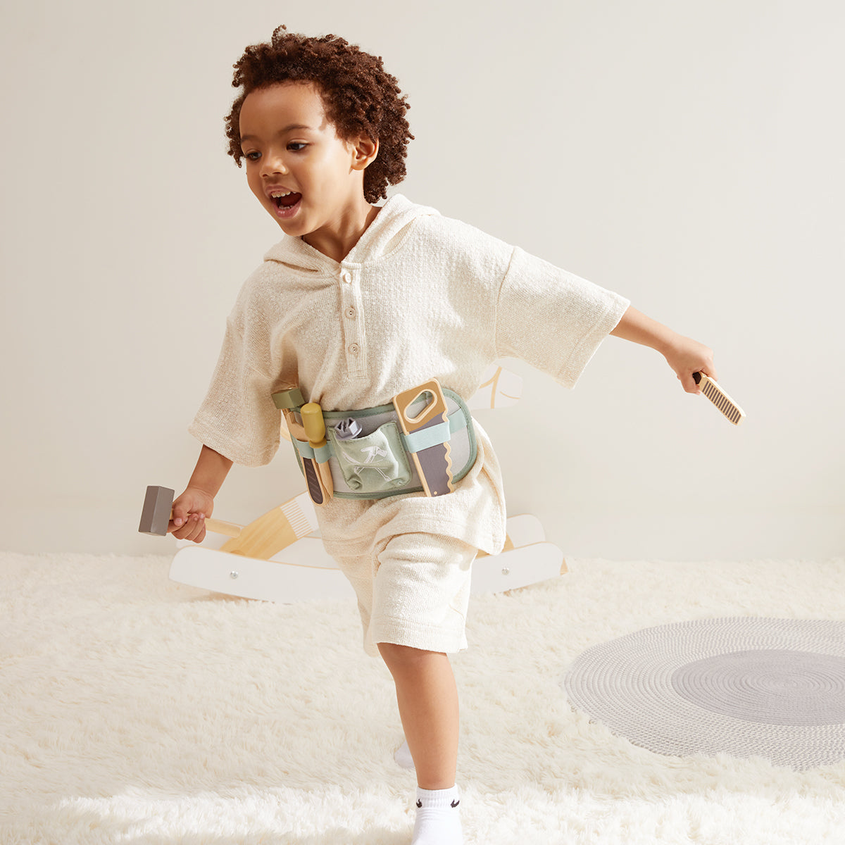 Guanyi Toys Tool Belt Set - Role Play Tools for Kids Construction Play - main product shot